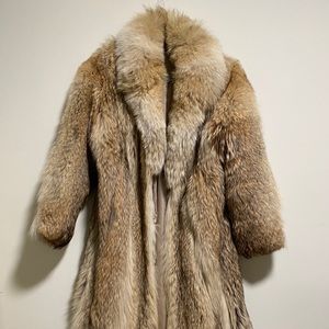 Vintage Coyote Fur Coat